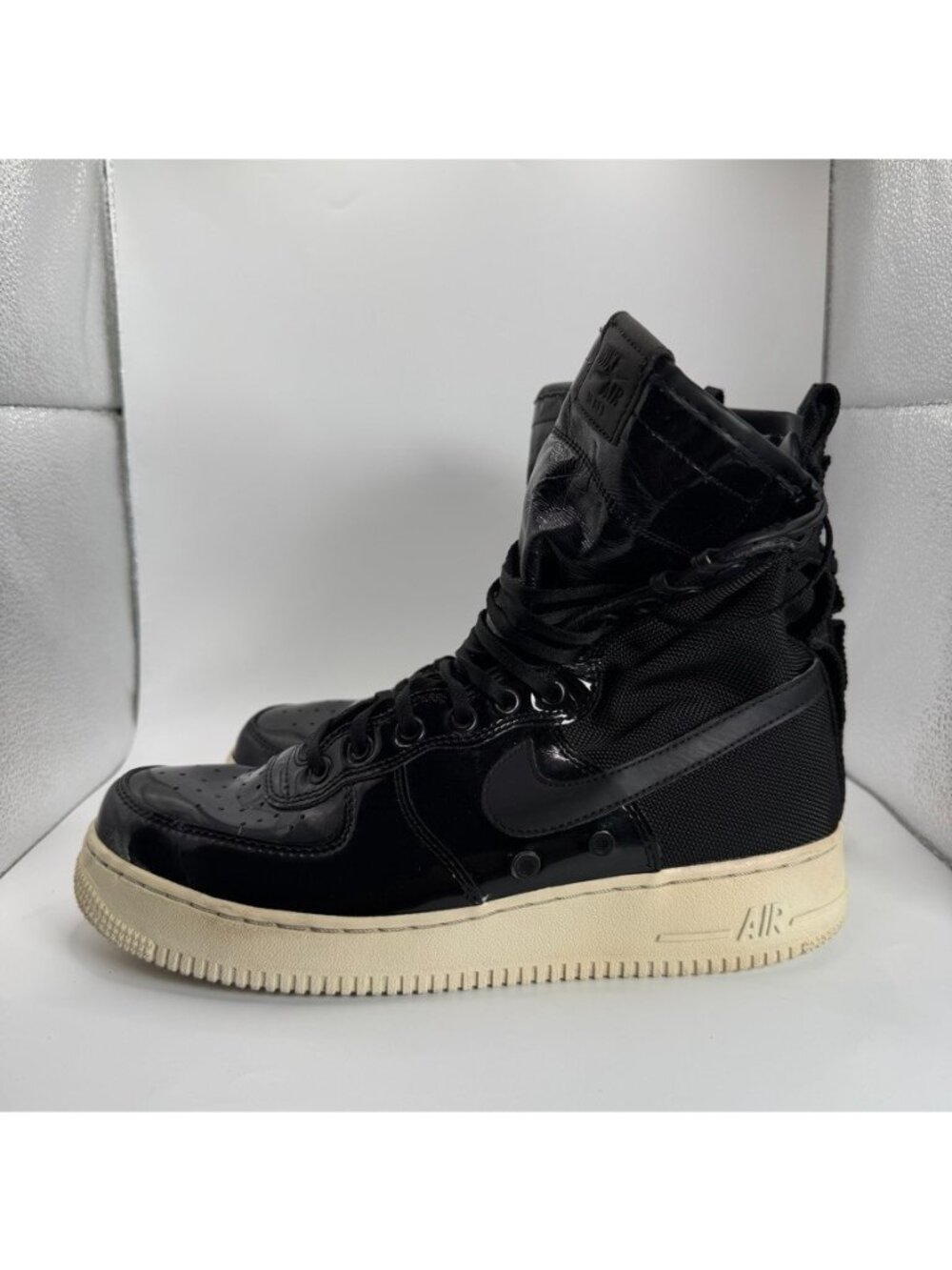Nike SF Air Force 1 High Ruby Boots Shoes Women Size 10 Rose Black AJ0963-001 - Picture 6 of 14
